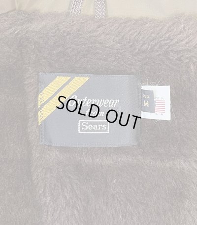 画像2: 70'S SEARS 裏地ボア付き コーチジャケット ブラウン USA製 (DEADSTOCK)