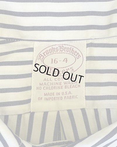 画像2: 80'S BROOKS BROTHERS "MAKERS" オックスフォード BDシャツ ストライプ USA製 (VINTAGE)