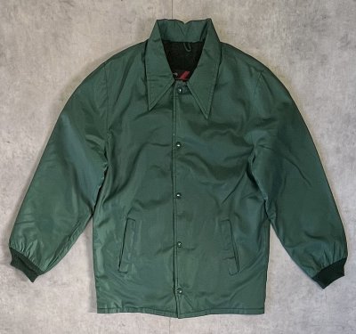 画像1: 70'S SEARS 裏地ボア付き コーチジャケット グリーン (VINTAGE)