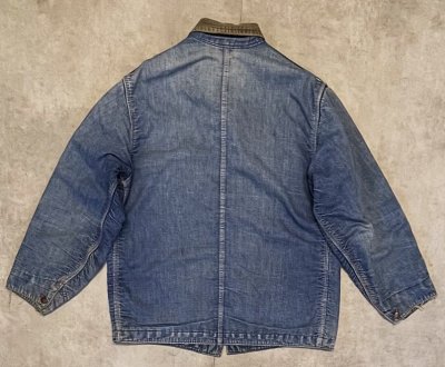 画像4: 70'S BIG MAC "コットン100%" 裏地ブランケット デニム カバーオール インディゴ USA製 (VINTAGE)
