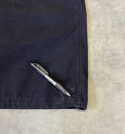 画像7: 70'S アメリカ軍 US NAVY チンスト付き エポレット無し ステンシル入り バルマカーンコート ネイビー (VINTAGE)