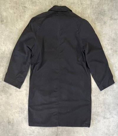 画像6: 70'S アメリカ軍 US NAVY チンスト付き エポレット無し ステンシル入り バルマカーンコート ネイビー (VINTAGE)