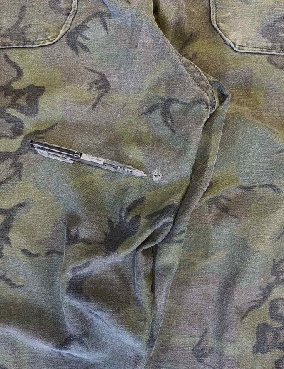 画像5: 70'S SAFTBAK コットンサテン ベイカーパンツ カモ BARJOアルミジップ (VINTAGE)