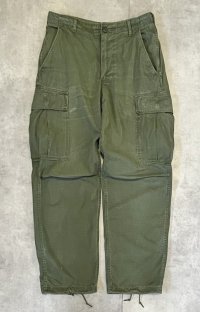 60'S アメリカ軍 US ARMY "JUNGLE FATIGUE" カーゴパンツ S-R (VINTAGE)