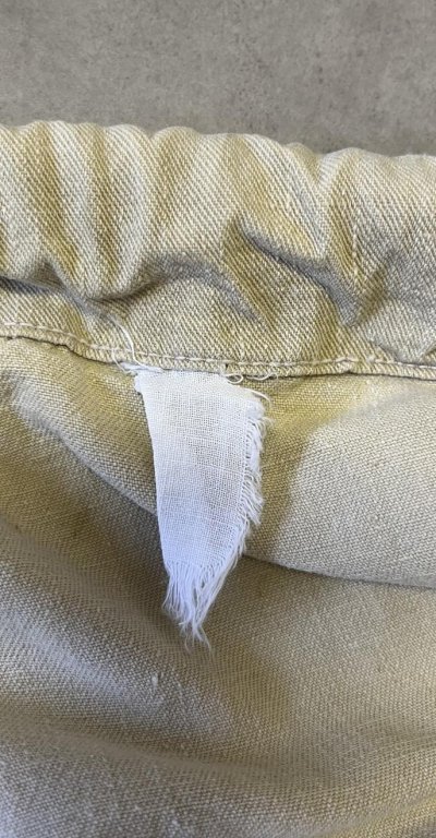 画像4: 40'S アメリカ軍 ステンシル ランドリーバッグ バラックバッグ オフホワイト (VINTAGE)