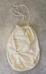 40'S アメリカ軍 ステンシル ランドリーバッグ バラックバッグ オフホワイト (VINTAGE)