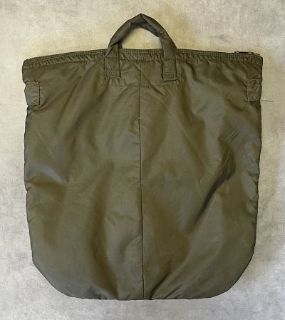 画像5: 80'S アメリカ軍 USAF フライヤーズ ヘルメットバッグ SERVALブラスジップ (VINTAGE)