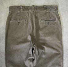 他の写真3: 90'S RALPH LAUREN ノープリーツ チノパンツ カーキ 42TALONジップ USA製 (VINTAGE)
