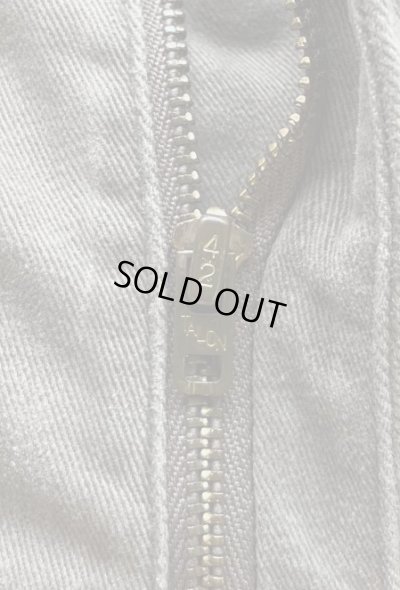 画像3: 90'S RALPH LAUREN ノープリーツ チノパンツ カーキ 42TALONジップ USA製 (VINTAGE)