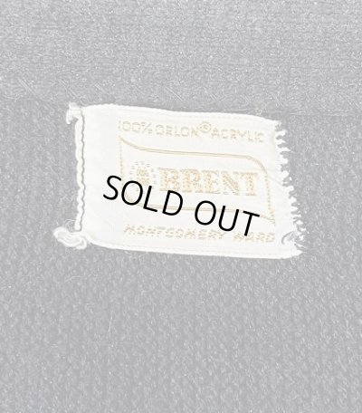 画像2: 60'S BRENT アクリル カーディガン ブラック/グレー＆ホワイト (VINTAGE) 