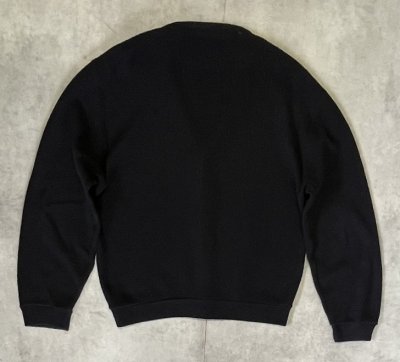 画像4: 60'S BRENT アクリル カーディガン ブラック/グレー＆ホワイト (VINTAGE) 