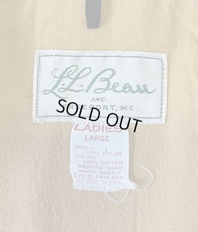 画像2: 70'S LL Bean 筆記体タグ チンスト付き ナイロン コーチジャケット ネイビー USA製 (VINTAGE)