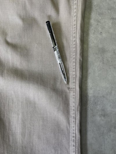 画像5: 90'S RALPH LAUREN ツープリーツ チノパンツ ベージュ 42TALONジップ USA製 (VINTAGE)