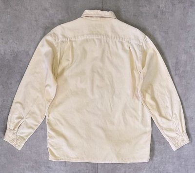 画像4: 60'S GIMBELS コーデュロイ オープンカラーシャツ クリーム (VINTAGE)