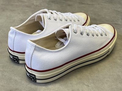 画像3: CONVERSE "CT70" キャンバス 三ツ星ヒールパッチ ローカット ホワイト 箱付き (NEW)