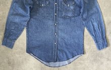 他の写真3: 80'S WRANGLER "70127MW" デニム ウエスタンシャツ インディゴ (VINTAGE)