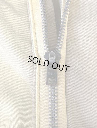 画像5: 70'S DICKIES 874 チビタグ ワークパンツ ベージュ W34L30 TALONアルミジップ USA製 (VINTAGE)