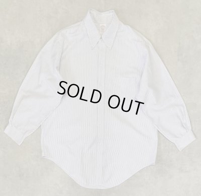 画像1: 70'S BROOKS BROTHERS "MAKERS" 6ボタン オックスフォード BDシャツ ストライプ USA製 (VINTAGE)