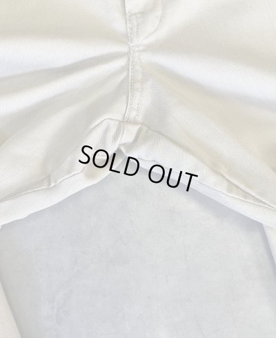 画像6: 70'S DICKIES 874 チビタグ ワークパンツ ベージュ W34L30 TALONアルミジップ USA製 (VINTAGE)