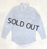 80'S WRANGLER "70127MW" デニム ウエスタンシャツ インディゴ (VINTAGE)