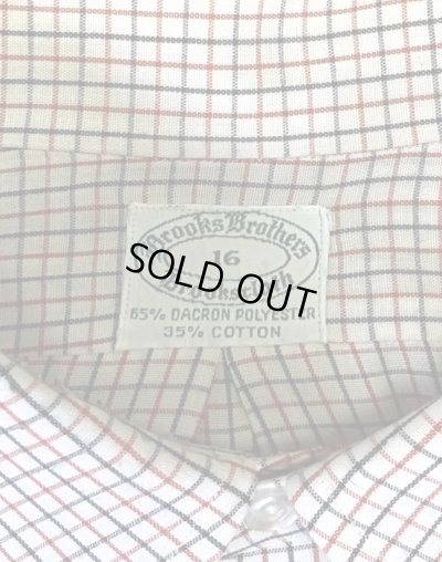 画像2: 60'S BROOKS BROTHERS "BROOKSCLOTH" 6ボタン マチ付き BDシャツ チェック柄 USA製 (VINTAGE)