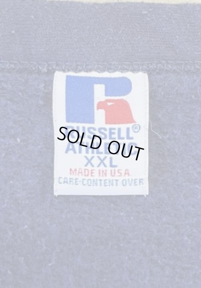 画像2: 90'S RUSSELL ATHLETIC スウェット カーディガン ネイビー USA製 (VINTAGE)