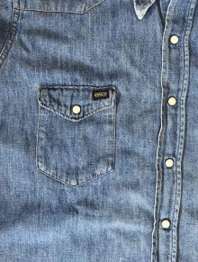 他の写真2: 70'S MAVERICK デニム ウエスタンシャツ インディゴ USA製 (VINTAGE)