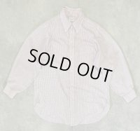 60'S BROOKS BROTHERS "BROOKSCLOTH" 6ボタン マチ付き BDシャツ チェック柄 USA製 (VINTAGE)