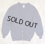 90'S RUSSELL ATHLETIC スウェット カーディガン ネイビー USA製 (VINTAGE)