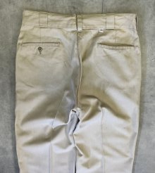 他の写真3: 70'S DICKIES 874 チビタグ ワークパンツ ベージュ W34L30 TALONアルミジップ USA製 (VINTAGE)