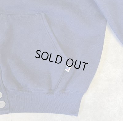 画像3: 90'S RUSSELL ATHLETIC スウェット カーディガン ネイビー USA製 (VINTAGE)