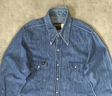 他の写真1: 70'S MAVERICK デニム ウエスタンシャツ インディゴ USA製 (VINTAGE)