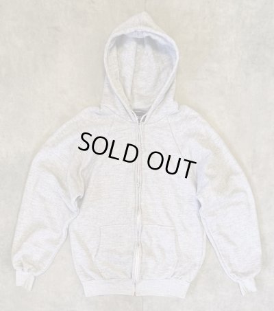 画像1: 80'S IM SPORTS 裏地サーマル フルジップ ダブルフェイス スウェットパーカー ヘザーグレー YKKアルミジップ (VINTAGE)