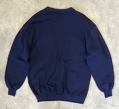 画像4: 90'S RUSSELL ATHLETIC スウェット カーディガン ネイビー USA製 (VINTAGE)
