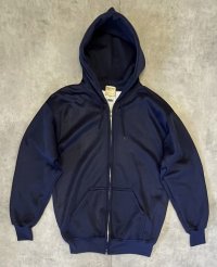 90'S WEAR GUARD 裏地サーマル フルジップ ダブルフェイス スウェットパーカー ネイビー YKKアルミジップ USA製 (DEADSTOCK)