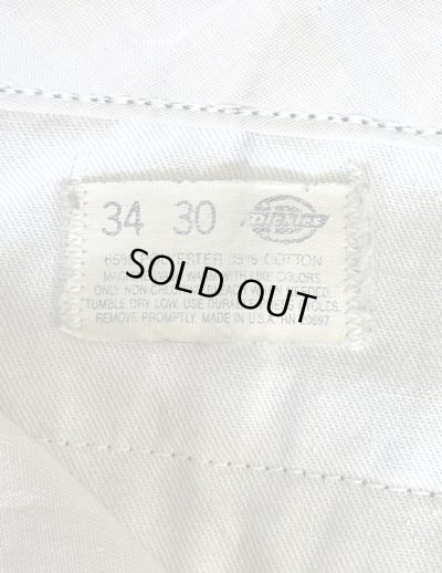 画像4: 80'S DICKIES 874 チビタグ ワークパンツ ダークグリーン W34L30 USA製 (VINTAGE)