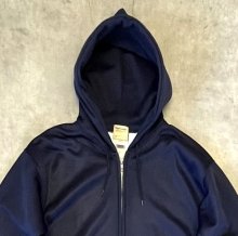 他の写真1: 90'S WEAR GUARD 裏地サーマル フルジップ ダブルフェイス スウェットパーカー ネイビー YKKアルミジップ USA製 (DEADSTOCK)