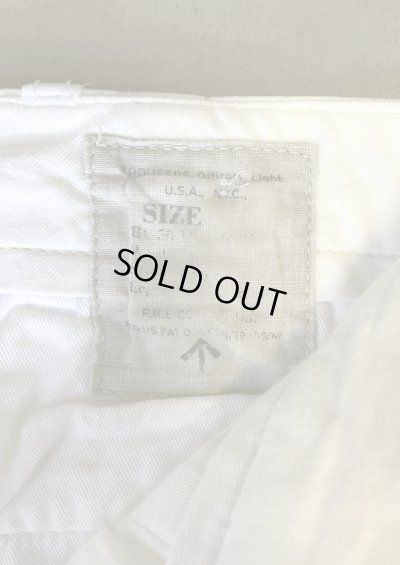 画像2: 90'S RALPH LAUREN ウエストタブ付き ミリタリーチノパンツ ホワイト (VINTAGE)