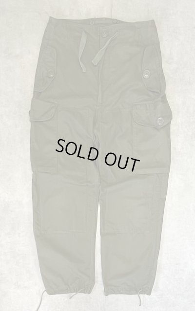 画像1: 80'S カナダ軍 ECW WINDPROOF カーゴパンツ オリーブ (VINTAGE)