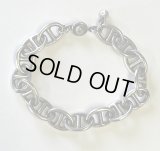 VIN'S "CHAIN BRACELET" BIG MARINE ANTIQUE SILVER (NEW)
