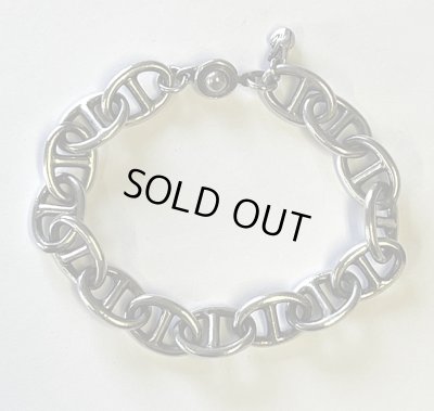 画像1: VIN'S "CHAIN BRACELET" BIG MARINE ANTIQUE SILVER (NEW)