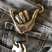 画像5: VIN'S "HANGLOOSE KEYHOOK" ANTIQUE GOLD (NEW) (5)