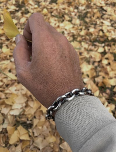 画像5: VIN'S "CHAIN BRACELET" AZUKI ANTIQUE SILVER (NEW)