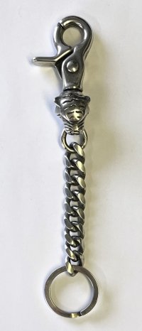 VIN'S "NASKAN KEYHOLDER LONG" ANTIQUE SILVER (NEW)