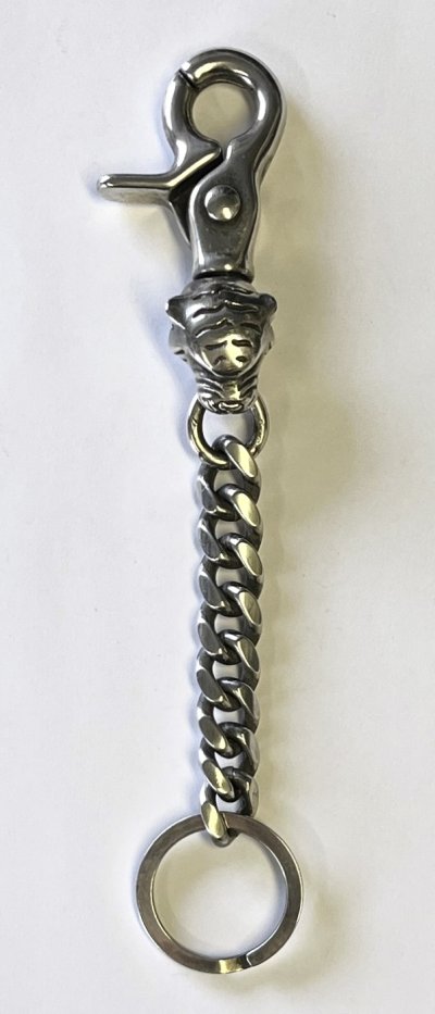 画像1: VIN'S "NASKAN KEYHOLDER LONG" ANTIQUE SILVER (NEW)