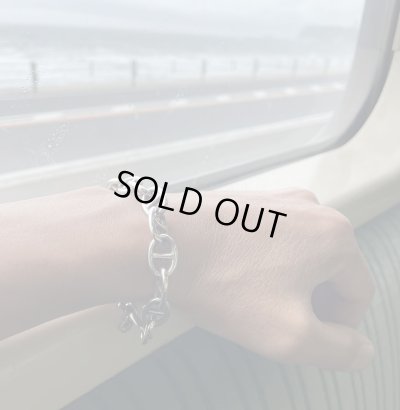 画像7: VIN'S "CHAIN BRACELET" BIG MARINE ANTIQUE SILVER (NEW)