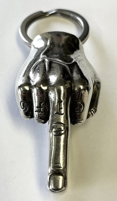画像2: VIN'S "GTFO KEYHOOK" ANTIQUE SILVER (NEW)