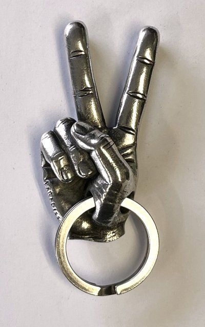 画像1: VIN'S "V SIGN KEYHOOK" ANTIQUE SILVER (NEW)