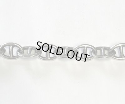 画像2: VIN'S "CHAIN BRACELET" BIG MARINE ANTIQUE SILVER (NEW)