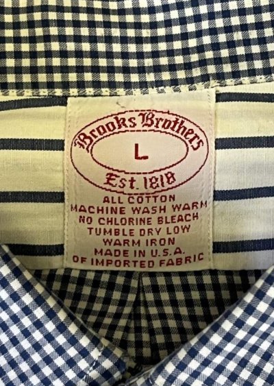 画像2: 90'S BROOKS BROTHERS "FUN SHIRT" ポプリン BDシャツ クレイジーパターン USA製 (VINTAGE)